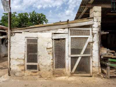 Notiamo anche una vecchia stia che ospita alcune galline